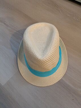 Hat with Turquoise Band